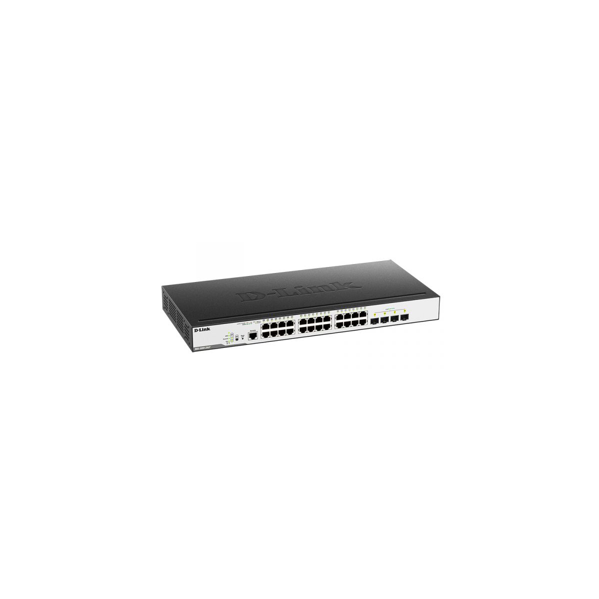 قیمت و خرید سوییچ شبکه مدیریتی 24 پورت PoE با 4 پورت SFP دی لینک مدل DGS-3000-28LP | نت ران